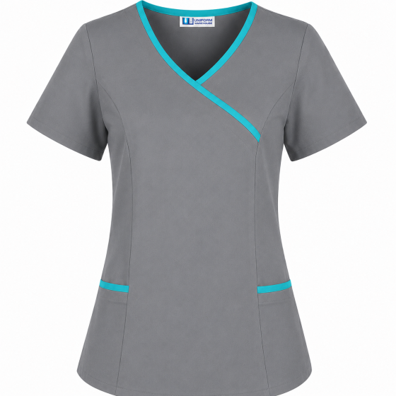Chloe midgrey turquoise